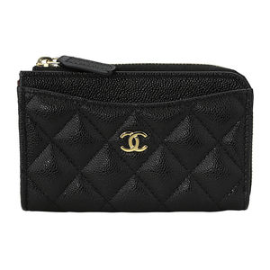 Chanel Coin Case Caviar Skin Coin Case Black
